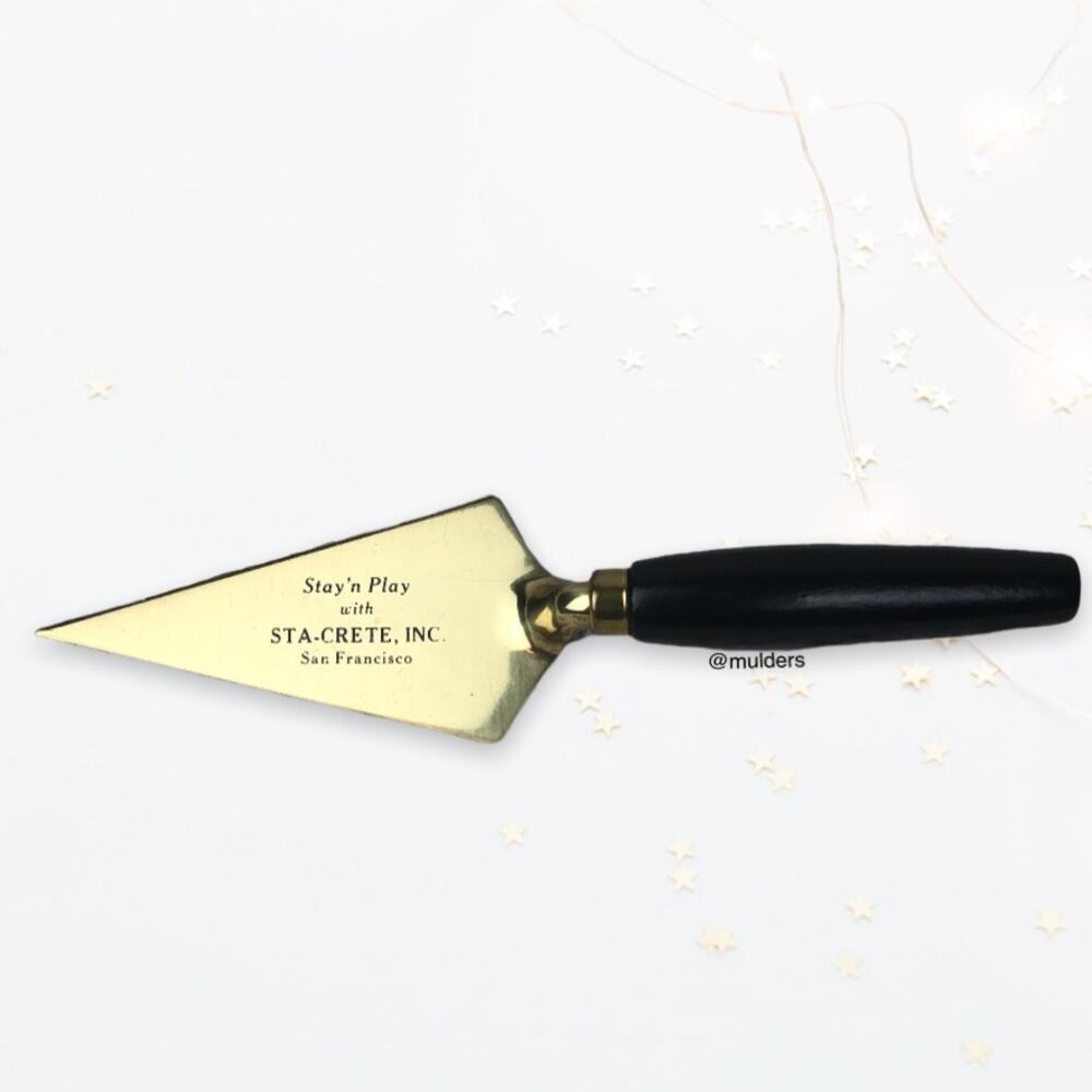 Vintage Stay'n Play with Sta-Crete San Francisco Miniature Advertising Trowel